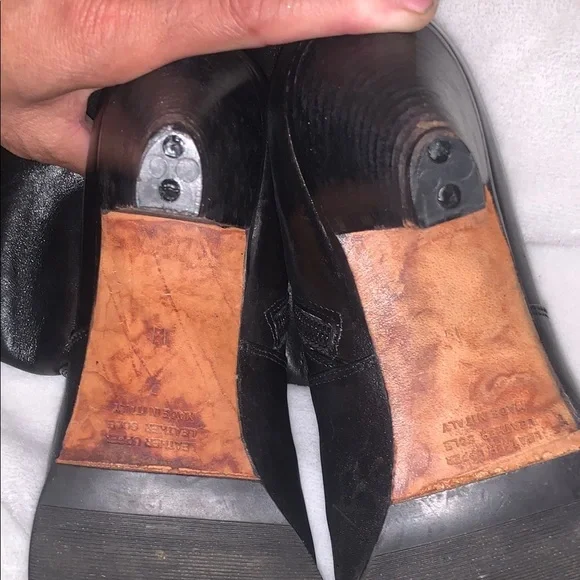 Saks Fifth Avenue Black Knee Boots with Chunky Heel - Picture 13 of 16